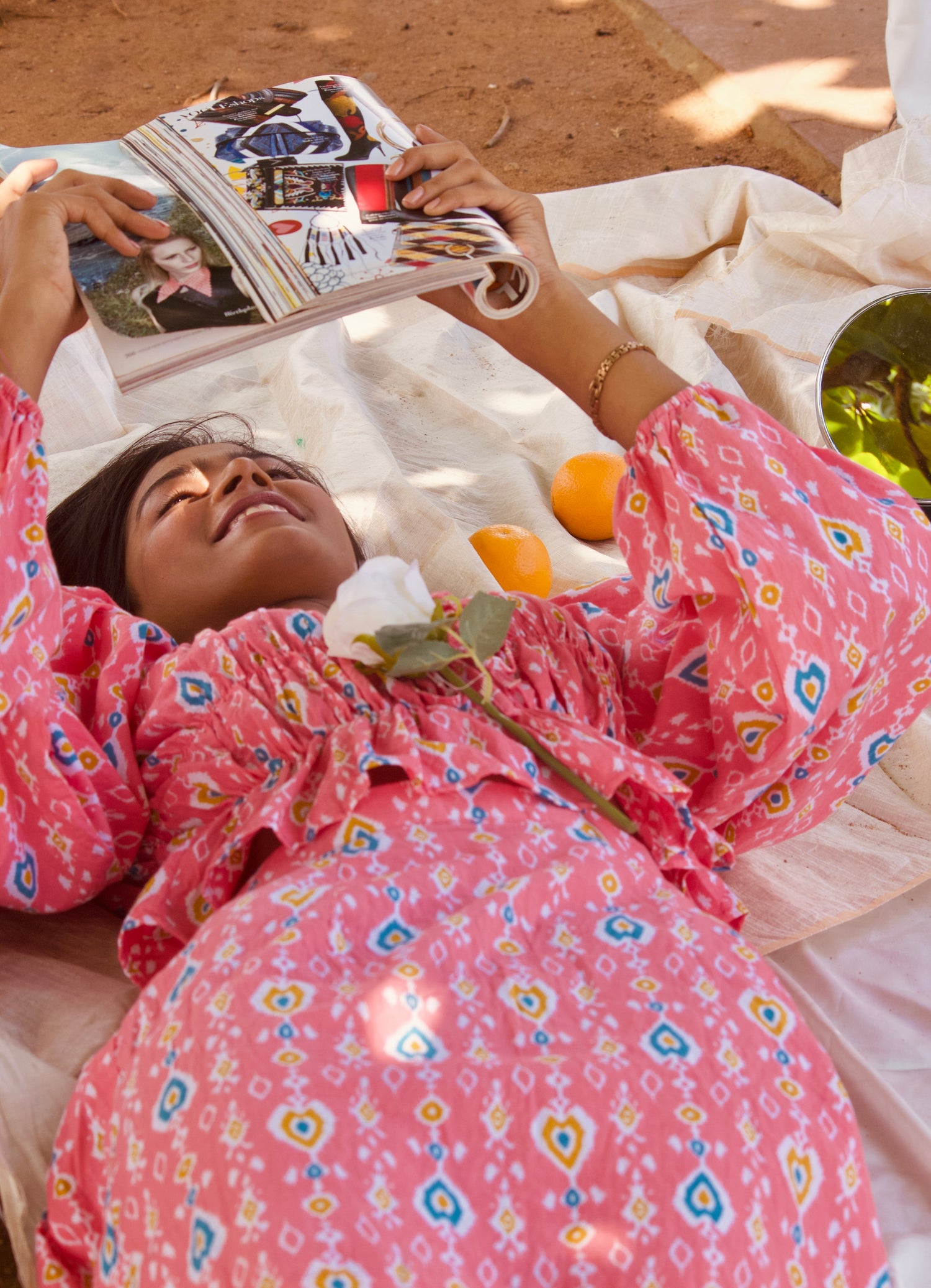 Cross-tie back dress