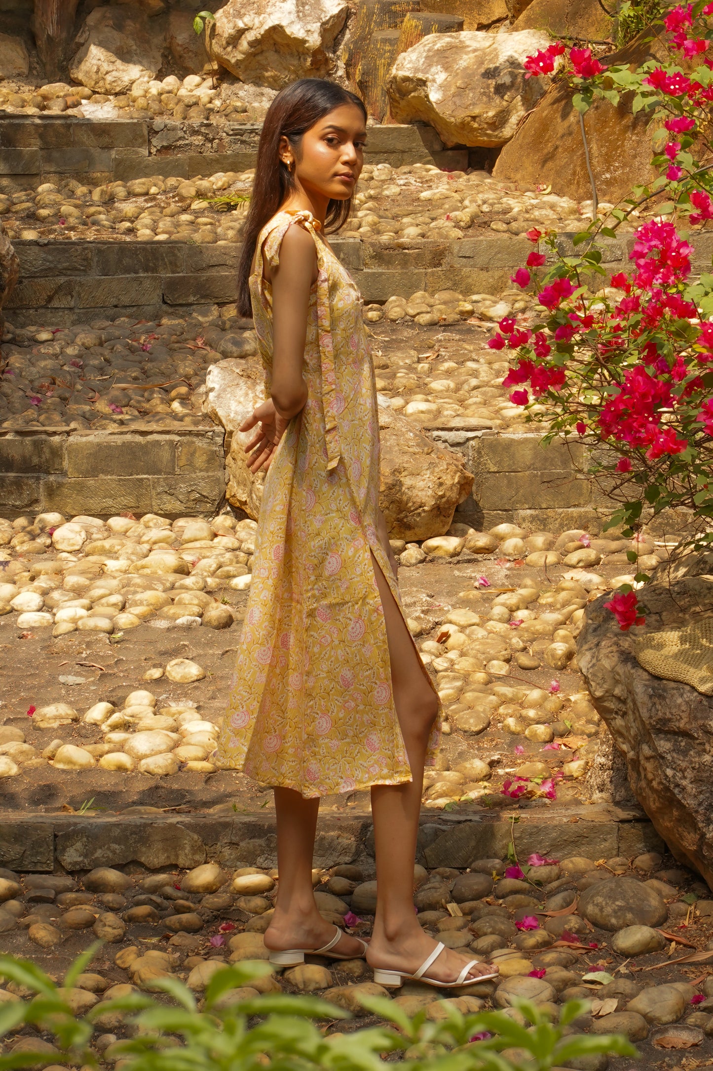 Sweet Pea Shoulder-tie Dress