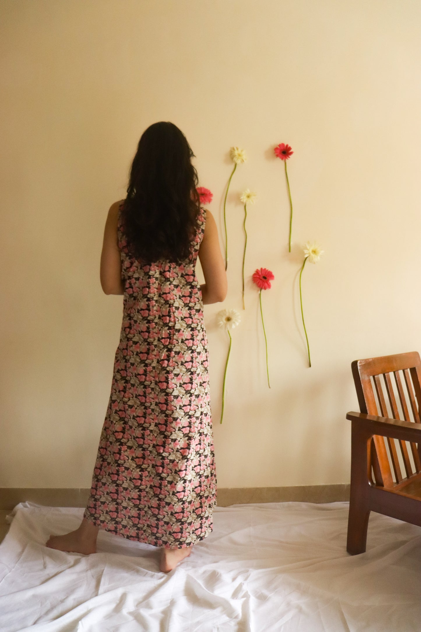 Love In A Mist Watercolour Floral Dress