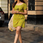 Bee Blossom A-line Dress