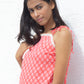Mirror Lace Trim Scarf Top