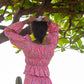 Shirred Elastic Top and Skirt Set